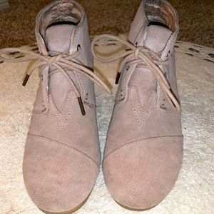 Tom’s Booties/Wedges